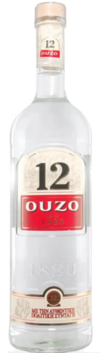 Ouzo 12 - Greek Spirit Alcohol in Mykonos  winemykonos alcohol delivery